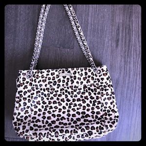 Rebecca Minkoff cheetah shoulder/crossbody purse